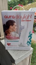 Aura 10,000 LUX Clinical Strength Daylight Bright Light Therapy Lamp NOB UV Free