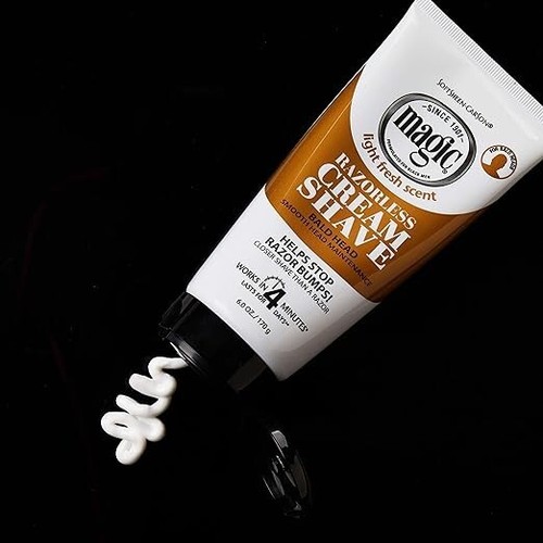 Hair Removal Cream, for Bald Head Maintenance, No Razor Needed, 6Ounce,Pack of 2 - Picture 5 of 5