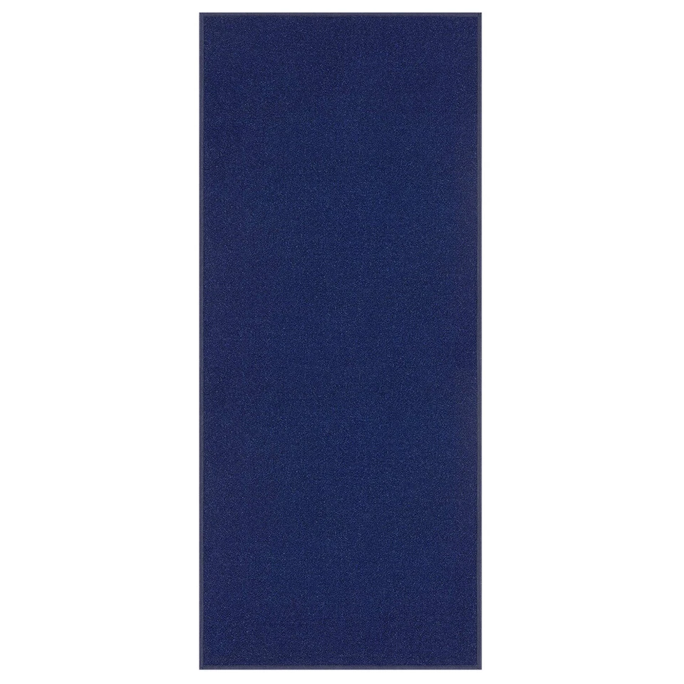Custom Size NAVY BLUE Stair Hallway Runner Rug Rubber Back Non Skid 22" 26" 31" - Image 4 of 4