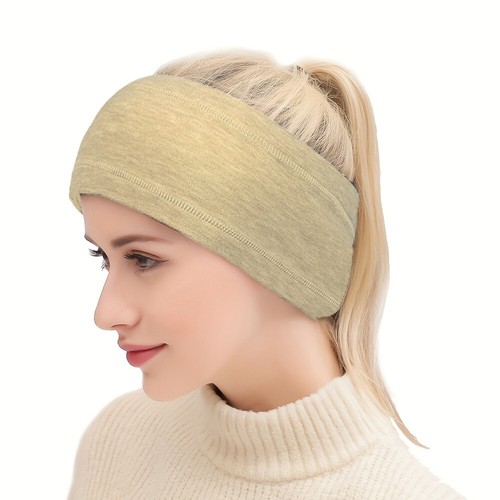 Herren Damen Wärmer Haarband für Winter Outdoor Sport Laufen Fleece Stirnband - Bild 9 von 40