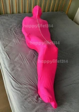 Fuchsia Unisex Spandex Mummy Suit Costumes Sleeping Bag With internal Sleeves