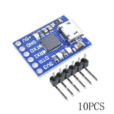 10PCS MICRO USB to UART TTL Module 6Pin CP2102 Serial Converter STC R/ FT232 New