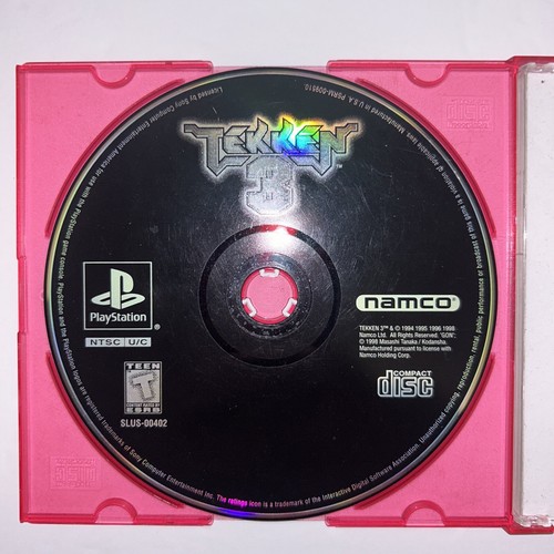 Tekken 3 (Sony PlayStation 1, PS1) Disc Only,  Works Perfectly - Picture 2 of 2