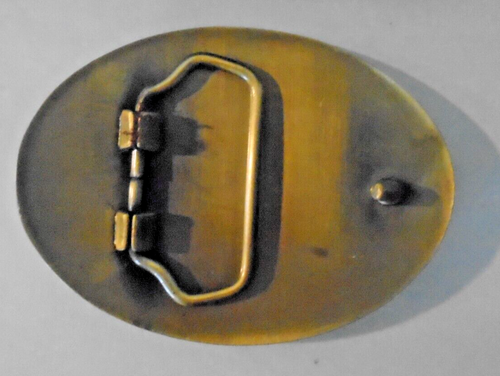 NRA Golden Eagles Brass Belt Buckle National Rifle Association Limited Ed 2014 - Picture 6 of 6