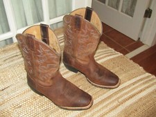 Ariat Youth Legend Brown Leather Western Boots Youth 2.5 Pull On Square 10002020