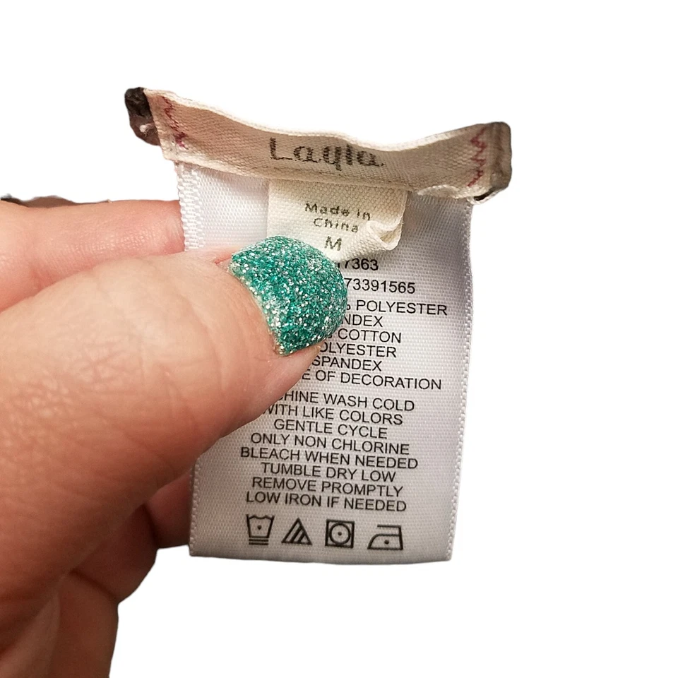 Pantalones de pijama Layla para mujer talla M blanco negro estampado animal Foto 2 de 4