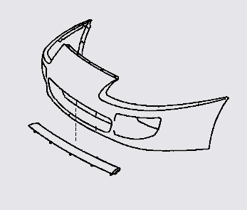 う Toyota Supra JZA80 Front Bumper Retainer Lower Center OEM Genuine