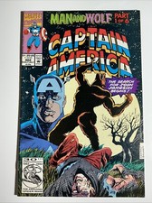 Captain America #402 1992 7.0 FN Marvel Comics Comic Book Modern Age Man & Wolf