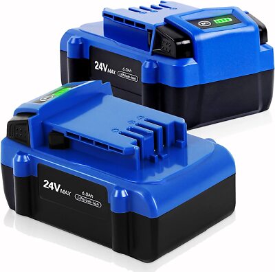 1/2 x For Kobalt 24Volt Max 6.0Ah Lithium Ion Battery KB624-03 KB524-03 KB424-03