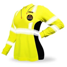 KwikSafety VIXEN Safety Shirt for Women (ANGEL HAIR TAPE) Class 3 ANSI OSHA