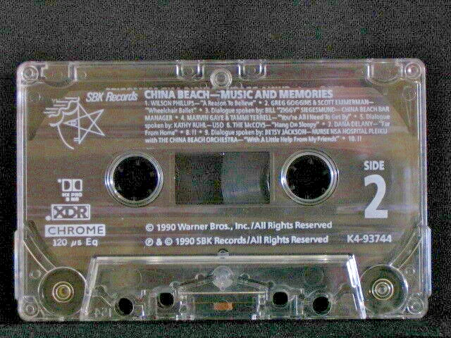 China Beach. Music and Memories. Cassette tape. 1990. Made In U.S.A. (?) - Image 3 of 3