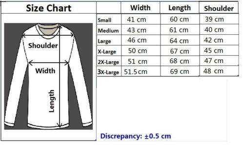 Men's Plain Blank T-shirt Basic Tee White Black Grey Long Sleeve New Bulk - Picture 2 of 12