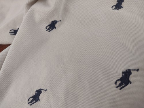 Ralph Lauren Shorts White w/Blue Ponies Overall Men's Size 31 Waist - Picture 15 of 22
