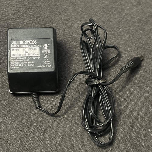 Car DC Adapter for Audiovox PVS72901-9 Twin DVD Player Auto Vehicle