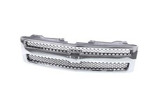 Black Chrome Grille Shell Frame For Chevrolet Silverado 1500 Pickup Gm1200572
