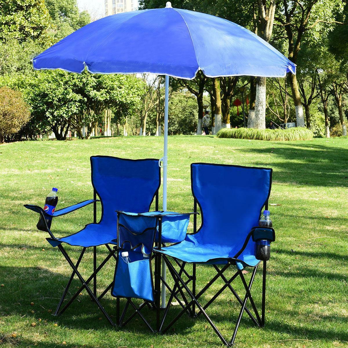 Buy Portable Camping Chair Beach Chair with Canopy Shade Folding  Lightweight Portable Fishing Chairs with Cup Holder for Adults Outdoor  Events for Support 400LBS Grey Online at desertcartSeychelles