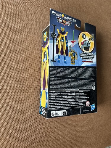 Modellino Power Rangers Dino Fury Gold Ranger Dino Master Mode Hasbro - Foto 9 di 13