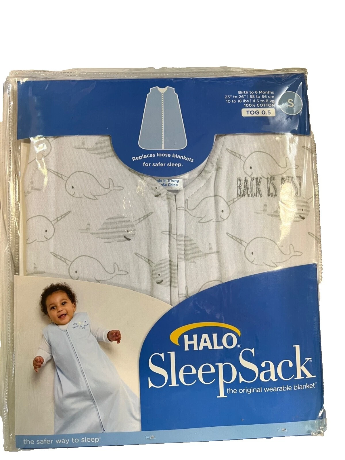 Sacos de dormir para bebé dormido Halo