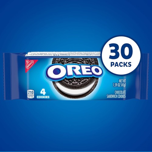 OREO Chocolate Sandwich Cookies 30 - 1.59 oz Snack Packs - 第 16/17 張圖片