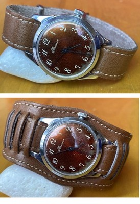    Vintage Vostok USSR Mechanical Watch Petrodvoretz 2603 Movement 1960s  