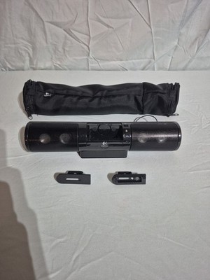LOGITECH MODEL #S-0218A ~ MM32 IPOD / PORTABLE SPEAKER SYSTEM With Case 