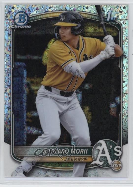 2025 Bowman Chrome Prospects Mini-Diamond Refractor Shotaro Morii #BCP-170 1l96