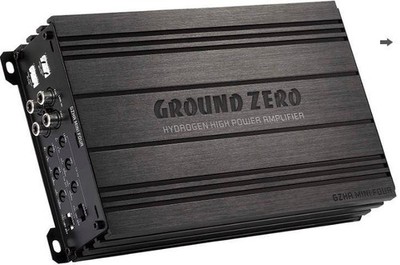 Ground Zero Hydrogen GZHA MINI FOUR - 4-Kanal Verstärker
