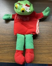 Rare Vintage 1980 New Zoo Review TV Show Frieda Frog Hand Puppet Toy JOYTIMES