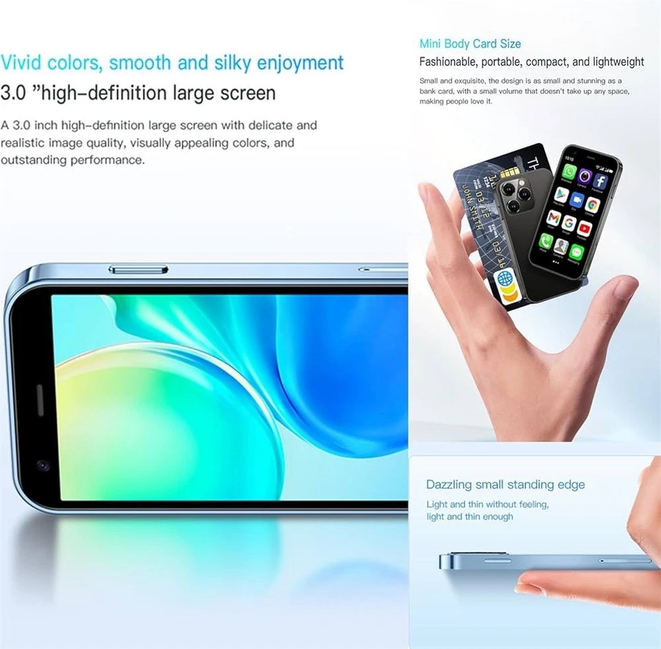 XS15 3G Mini Smartphone 3.0 Inch WiFi GPS China Mobile RAM 2GB ROM 16GB Purple - Image 3 of 4