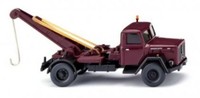 Wiking Lkw Magirus Eckhauber Abschleppwagen Weinrot 063105