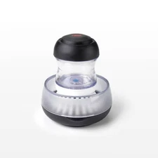 Soap Dispensing Palm Brush Storage Set: Nylon Scrub Brush