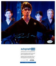 BRANDON H. LEE SIGNED KWON JAE-SUNG COBRA KAI 8x10 PHOTO AUTOGRAPHED - ACOA COA