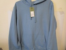 Goodfellow  Co Ultra Soft Core Fleece Mens Pullover Hoodie Light Blue Size L