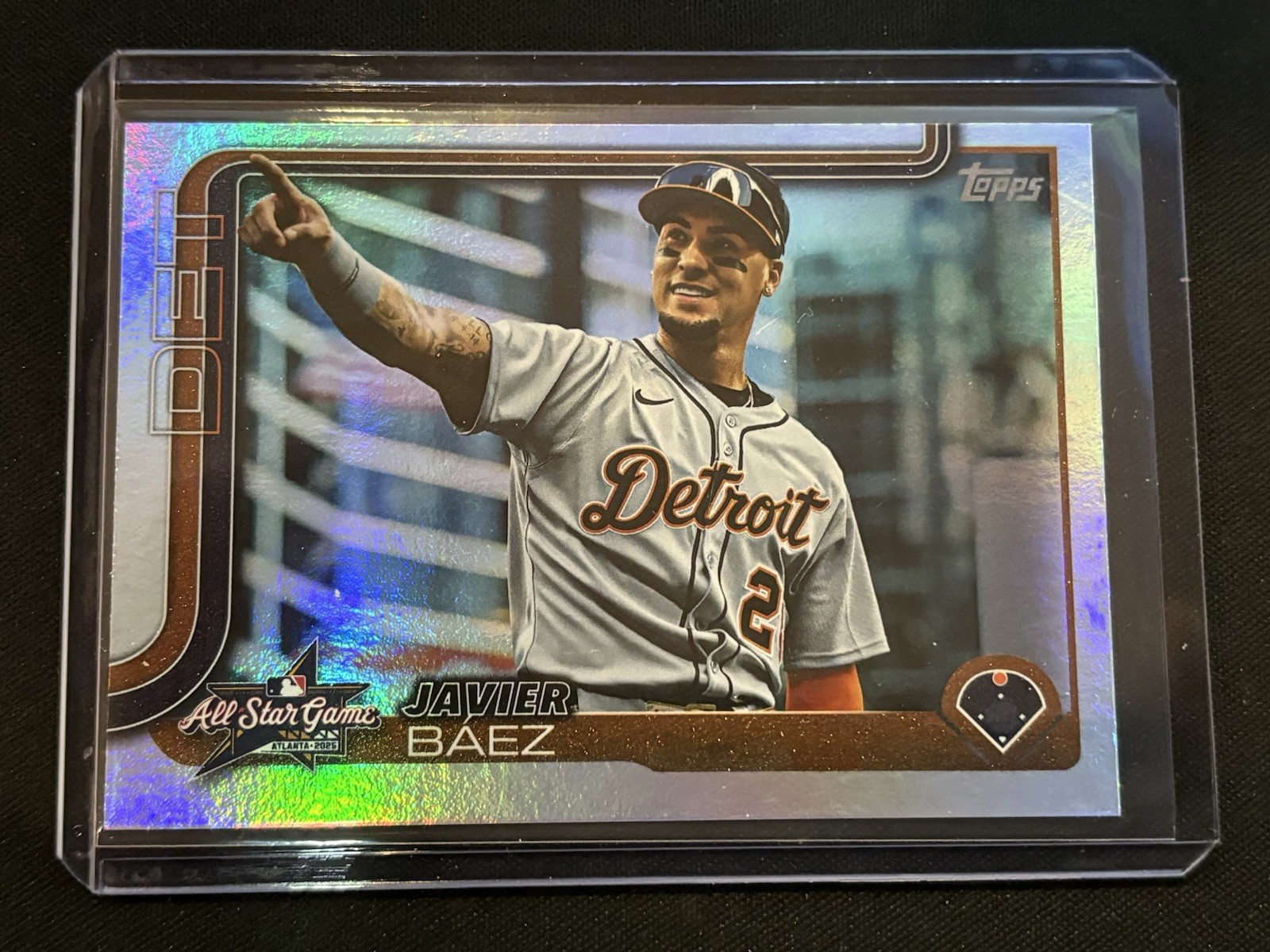 🔥Javier Baez 2025 Topps Update All-Star Game Foil Insert #ASG-13 Tigers