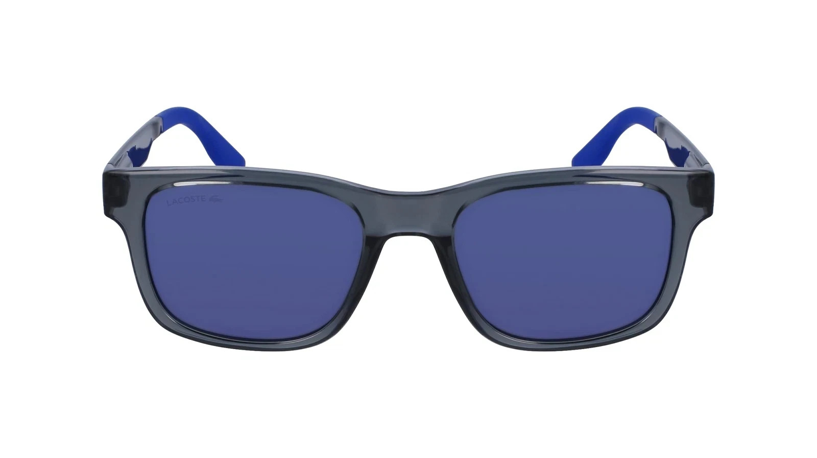 New Youth Lacoste  L3656S 020 Crystal Grey Sunglasses with Blue Lenses 50/18/135 thumbnail 2