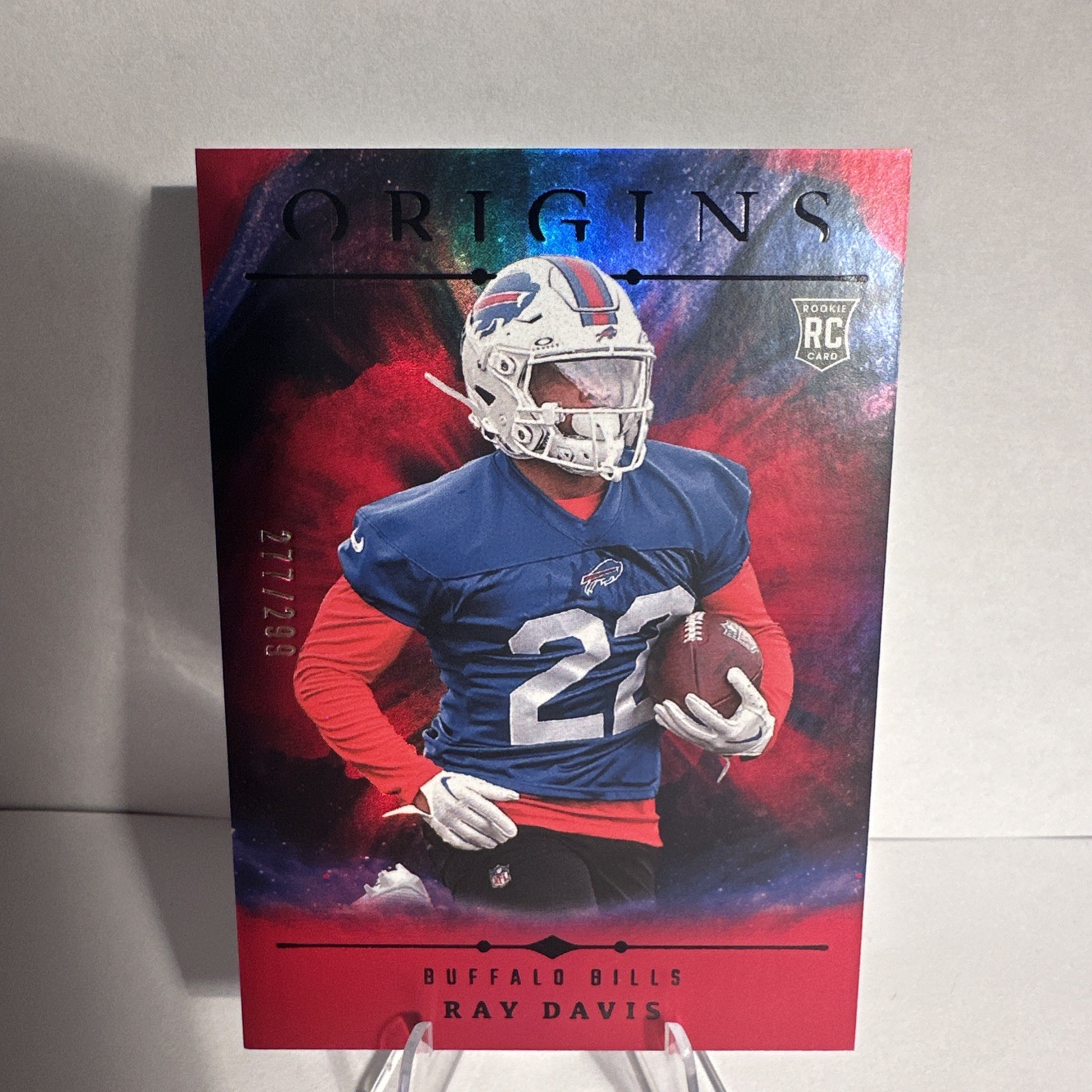 Ray Davis 2024 Panini Origins - Rookies Holo Red #131 277/299 Red Color Match💎