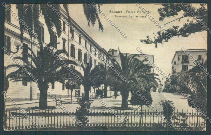 Sassari città Caserma La Marmola Alterocca cartolina ZG0229