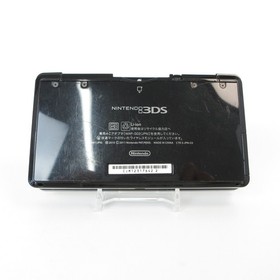 【Very Good】Nintendo 3DS Clear Black Console ONLY Japanese Edition #NET0222/01