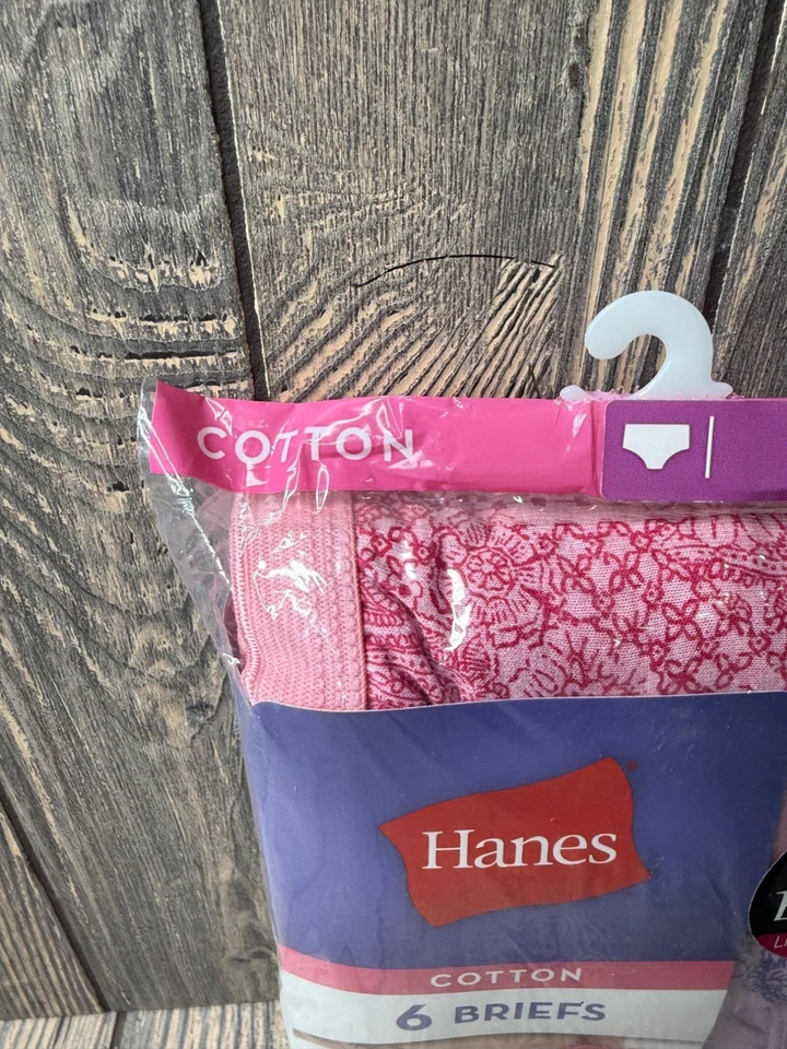 Paquete de 6 pares de calzoncillos Hanes 2013 con efectos de encaje de algodón talla 10 Foto 2 de 4