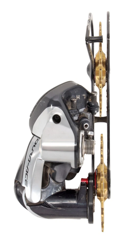 Bicicleta de carretera Shimano Dura-Ace Di2 RD-9070 11s OSPW desviador trasero 32T SLF movimiento Foto 3 de 4