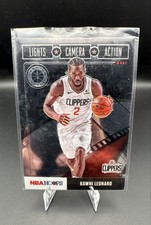 2019-20 Panini NBA Hoops Premium Stock - Lights Camera Action Kawhi Leonard #17