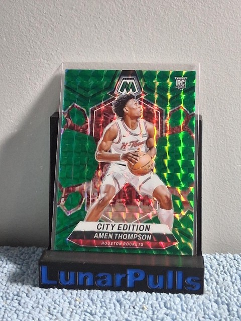 2023-24 Panini Mosaic Amen Thompson Green #281 Rockets