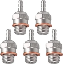 5Packs RC Glow Plug 70117#3 N3 Medium Hot Spark Nitro Engine Parts Replace OS 8 