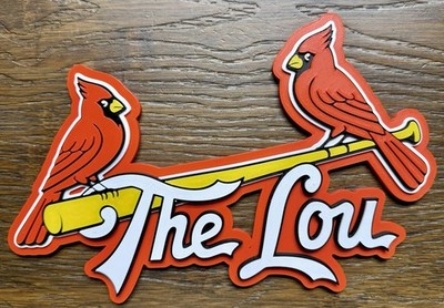 St. Louis Cardinals City Connect  The Lou  3D  Sign Cardinals Baseball Decor STL