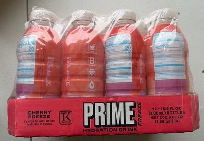 Cherry Freeze PRIME Hydration Drink 12 Pack Case BB 09/2027