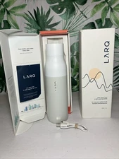 LARQ Self-Cleaning Water Purification Bottle, 17 oz, Graphite White, w/ Cord