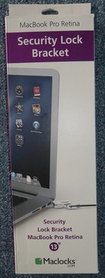 Maclocks Bracket mit Wedge Lock Kabelschloss für Apple MacBook Pro 13'' Retina