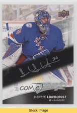 2017 Upper Deck MVP High Series Silver Script Henrik Lundqvist #219 HOF READ 0w6