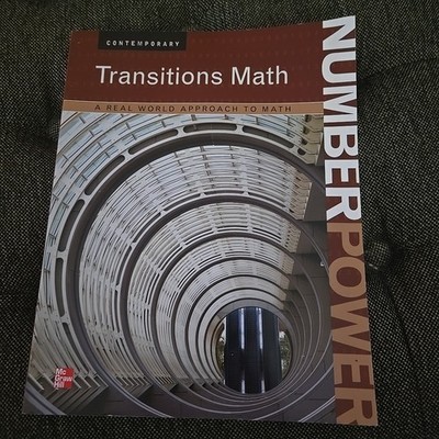 Number Power: Transition Math McGraw Hill Paperback Contemporary. See Pictures. 