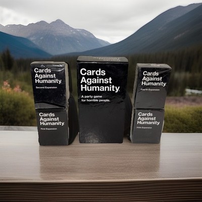 Cards Against Humanity Starter Base Set PLUS 4 Expansions 1,2,4,5